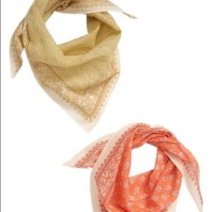 Madewell Two-Pack Bandanas NEW! 🍐